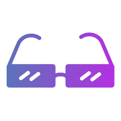 Obraz premium eyeglasses Gradient icon