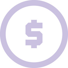 Fototapeta premium Dollar icon logo design