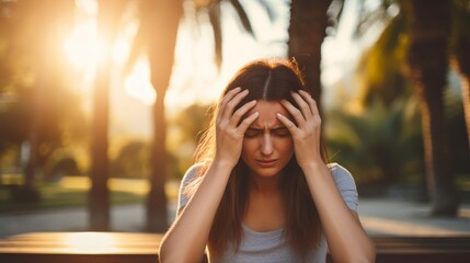 Headaches can be caused by a number of factors while outdoors, including weather changes, heat, and allergies