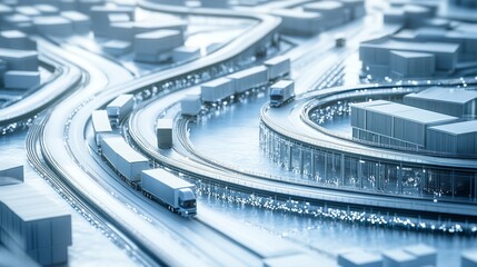 cold supply chain management concept