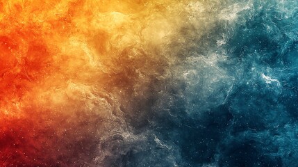 Obraz premium Vibrant Digital Watercolor Gradient Abstract Texture with Swirling Fluid Motions and Ethereal Aesthetics