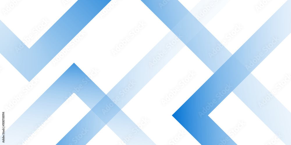 Aufkleber Modern Simple Blue Gradients dynamic shape line Background. Abstract geometric shine and layer element background Template for branding business technology concept presentation vector Institution.