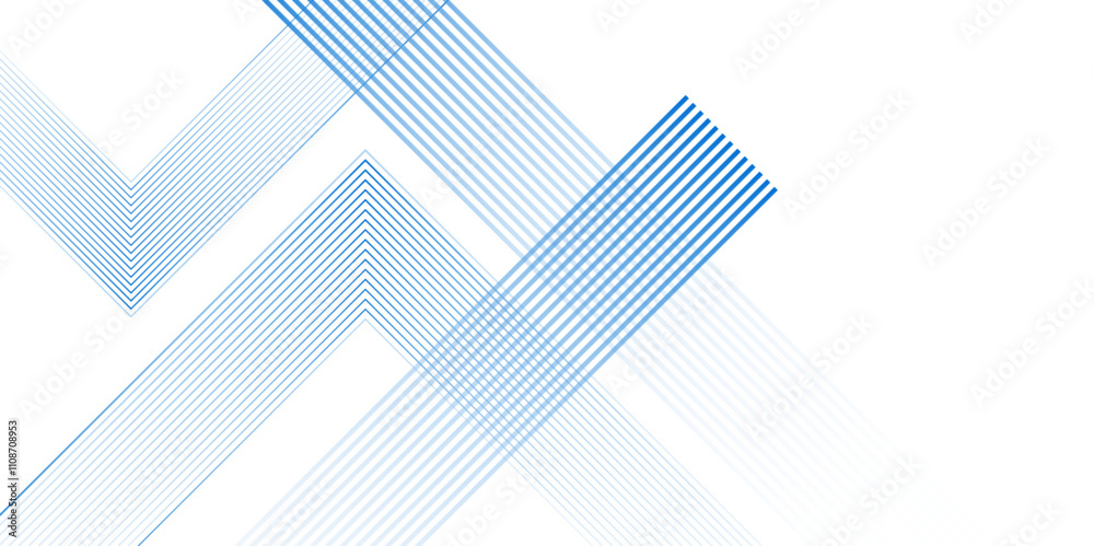 Aufkleber Modern Simple Blue Gradients dynamic shape line Background. Abstract geometric shine and layer element background Template for branding business technology concept presentation vector Institution.