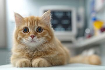 The world of medical science with cutting-edge AI technology, people and animals taking x-rays with doctors and nurses in a hospital, with detailed body bones.