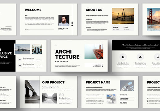 Architecture Portfolio Presentation Templates