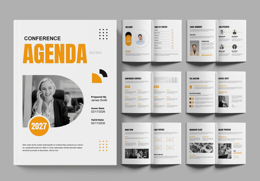 Confarence Agenda Design Template