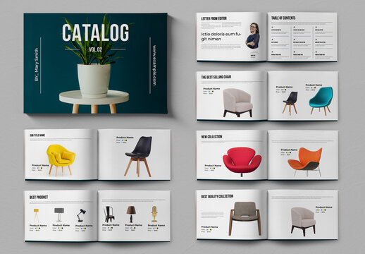 Minimal Product Catalog Landscape Layout