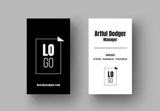 Unique Business Card Layout