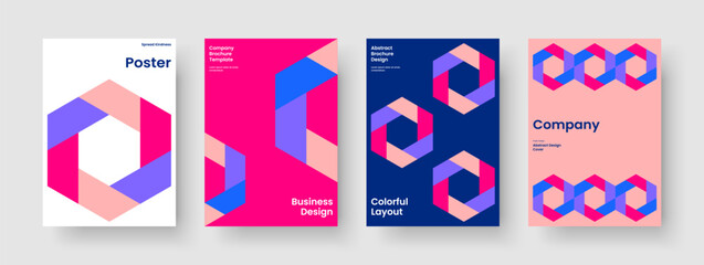 Obraz premium Geometric Background Design. Creative Brochure Layout. Abstract Report Template. Book Cover. Flyer. Banner. Poster. Business Presentation. Brand Identity. Magazine. Journal. Advertising. Newsletter