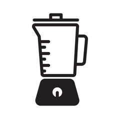 Obraz premium Blender icon for kitchen appliance or food preparation