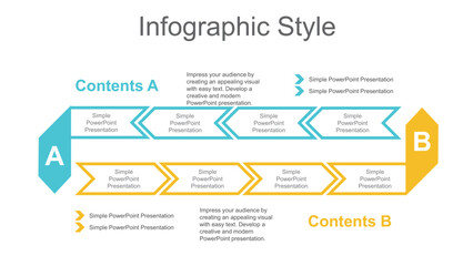 Fototapeta premium PPT Infographics Slide 11