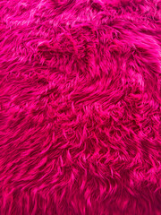 Fototapeta premium A close up of a pink fur texture