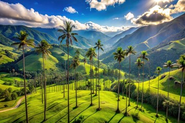 Cocora Valley Colombia: Majestic Wax Palm Trees, Andes Mountains Landscape Photography