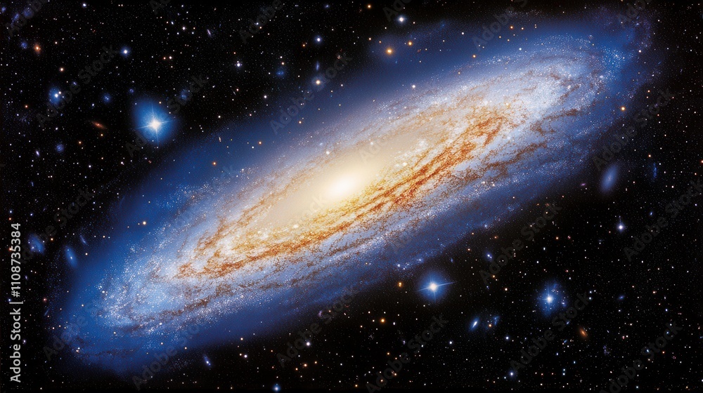 Wall mural exploring the mysteries of the galaxy astronomical event outer space visual art cosmic environment w
