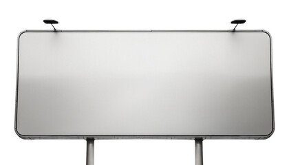 Obraz premium Blank Billboard Sign Outdoor Advertising Mockup Highway Roadside Empty Template