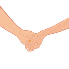 handshake between two people