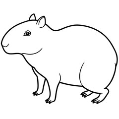 Fototapeta premium illustration of a cartoon mouse