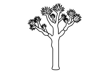 Obraz premium illustration of Joshua tree