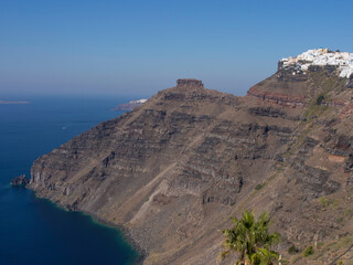Die insel Santorin