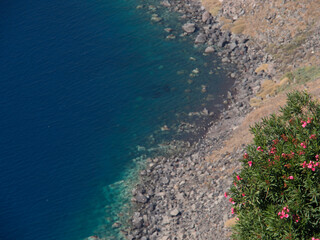 Die insel Santorin