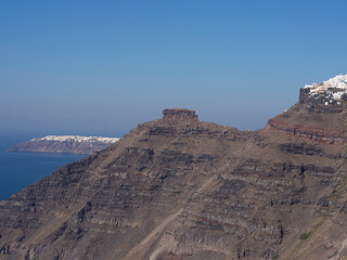 Die insel Santorin