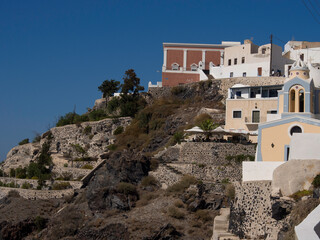 Die insel Santorin