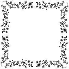 Obraz premium black and white frame