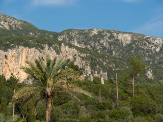Die Insel Korfu in Griechenland