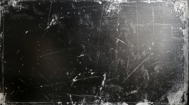 Grunge abstract dusty scanned old film texture overlay. Damaged grain screen gradient background. Orange glitch noise on black scratched texture with dust. Leak flare light picture.