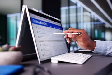 Internet Bank Transfer Using Checking Account