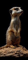 Fototapeta premium High-Resolution Meerkat Photoshoot in the Desert - National Geographic Wildlife