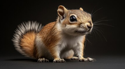 Obraz premium Wildlife Exploration High-Resolution Squirrel Photography by National Geographic