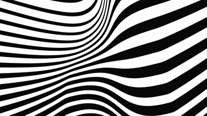 Black and white angular stripes abstract background for backdrop or fabric style