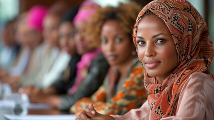 Fototapeta premium Diverse Women at a Business Conference