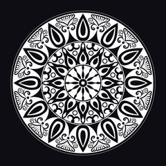 Intricate Mandala Design for Relaxation and Creativity 
