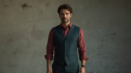 Obraz premium portrait of a man. Genrative.ai 