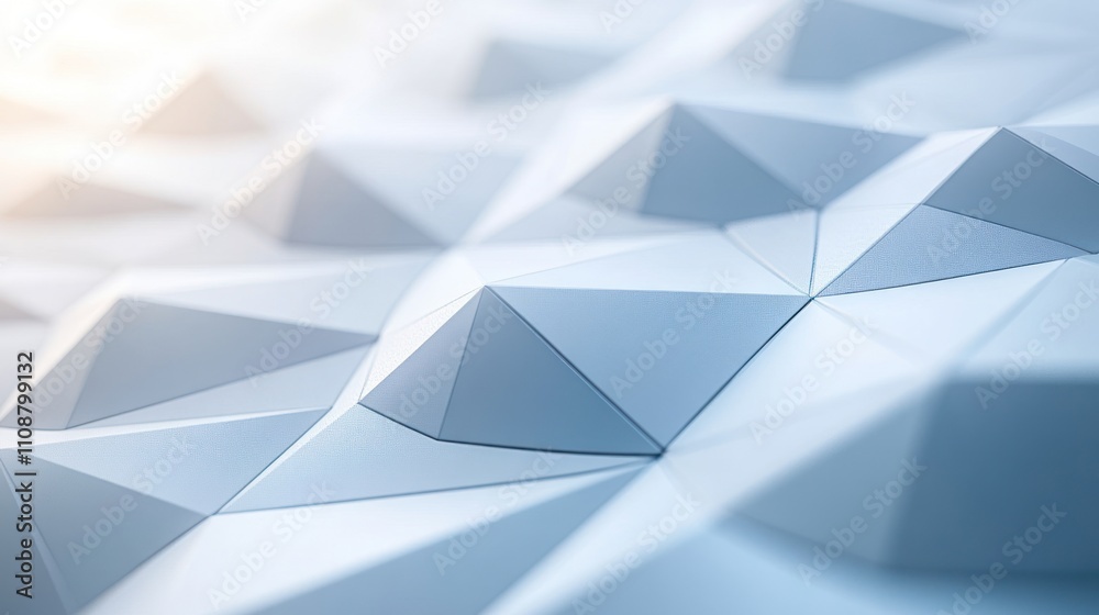 Poster Abstract Geometric Triangular Pattern Design