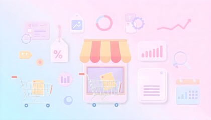 background for e-commerce
