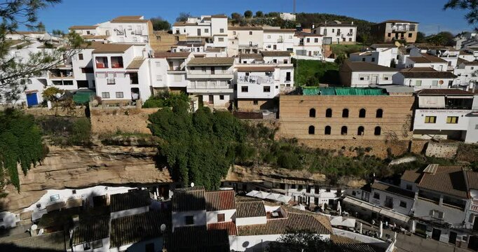 Setenil de las Bodegas, province of Cadiz, Andalusia, Spain