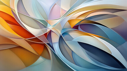 A serene ocean wave pattern pastel blue and soft _0075