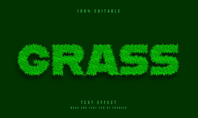 Green Grass Text Effect - 100% Editable, Customizable Fonts and Colors
