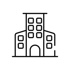Hotel vector icon