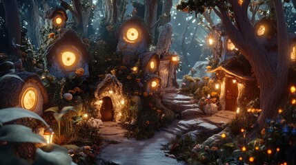 Obraz premium A 3D designer creates an animated short, carefully detailing the textures, lighting, and effects to give the scene a lifelike quality