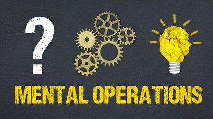 mental operations	