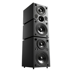 Obraz premium stack audio music speaker isolated.