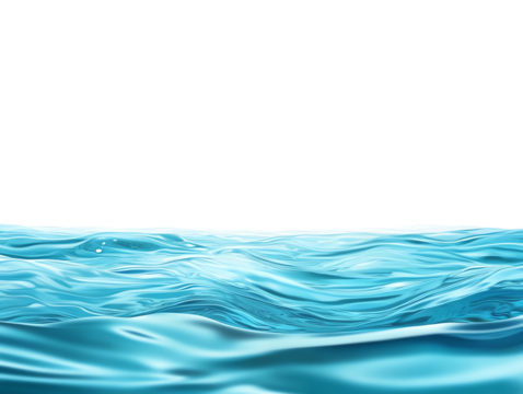 Crystal clear water waves gently rolling, ideal for natural and aquatic themes.