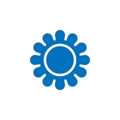 Flower icon Thin line illustration set
