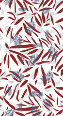 Abstract hand drawn seamless pattern with geometric and brush painted elements. brush textured colorful background. Modern poster, card, textile, wallpaper template, wrapping paper designs.
