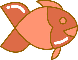 Fish Doodle Illustration
