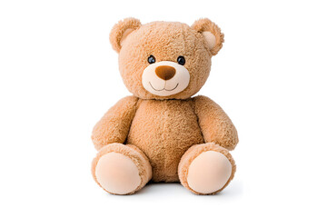 Obraz premium Teddy bear toy, isolated on white background